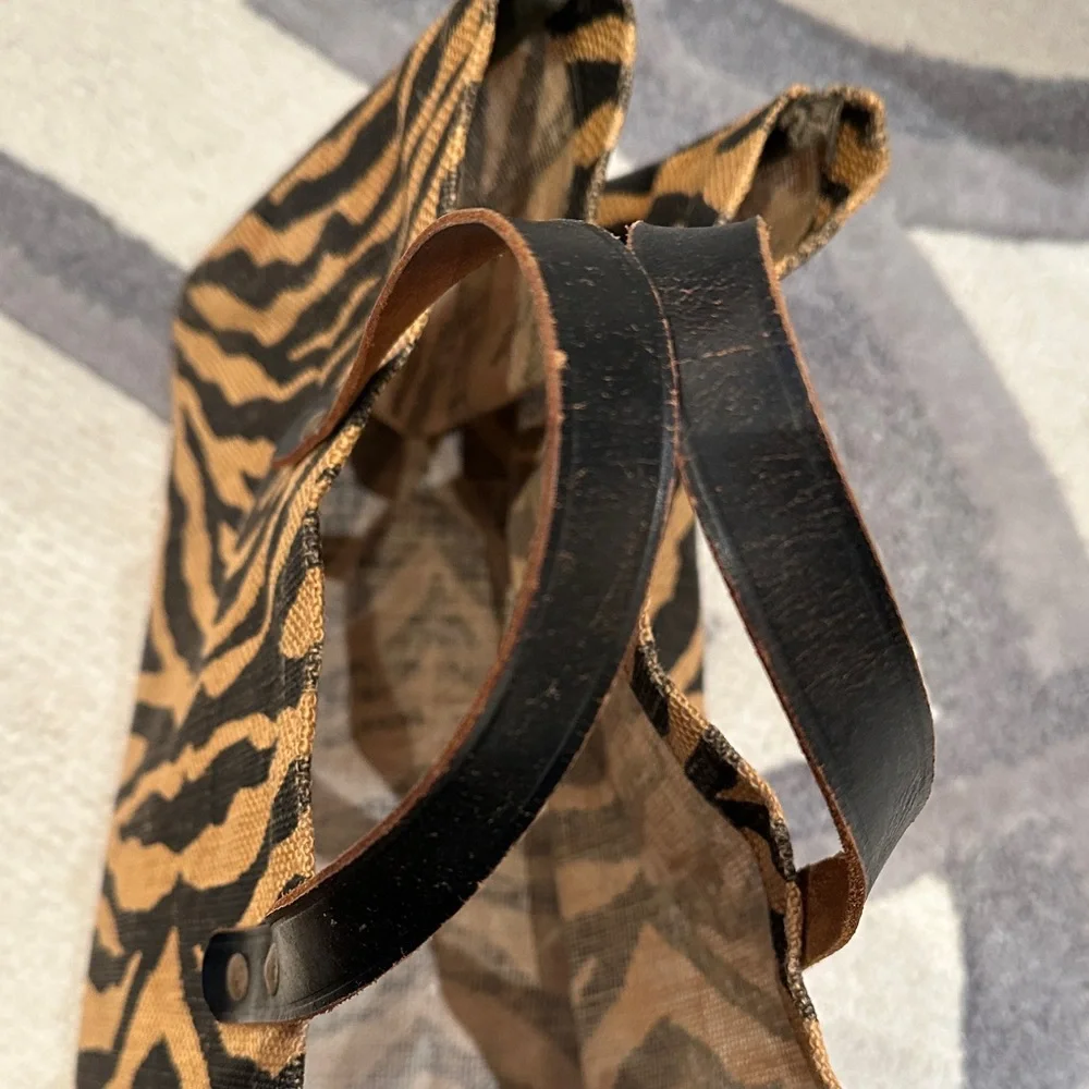 Zebra Print Tote Bag - Picture 2 of 6